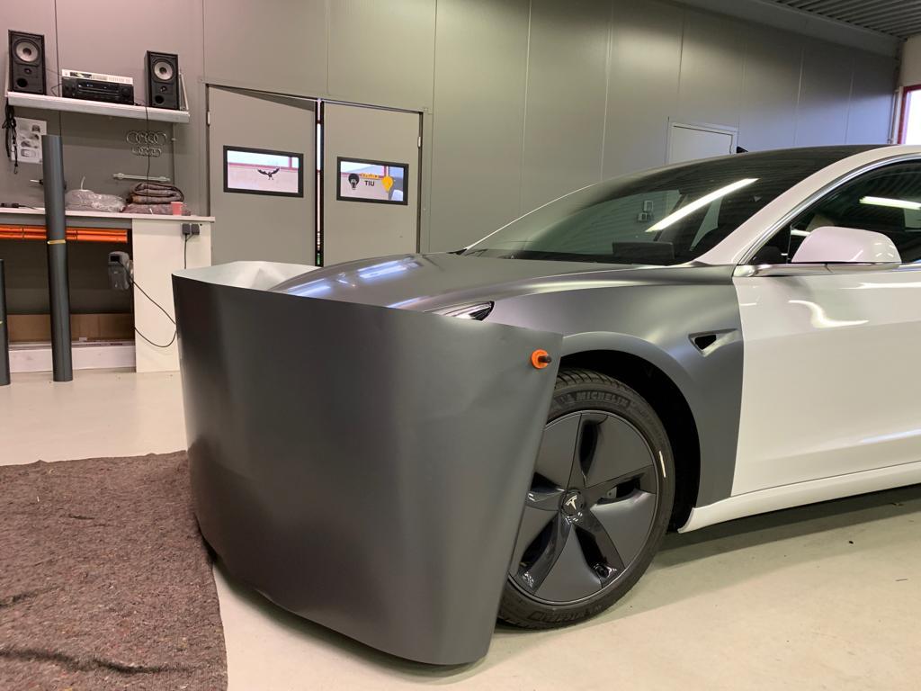 Carwrap voor een Tesla
