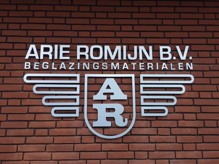 Arie Romijn gevelreclame